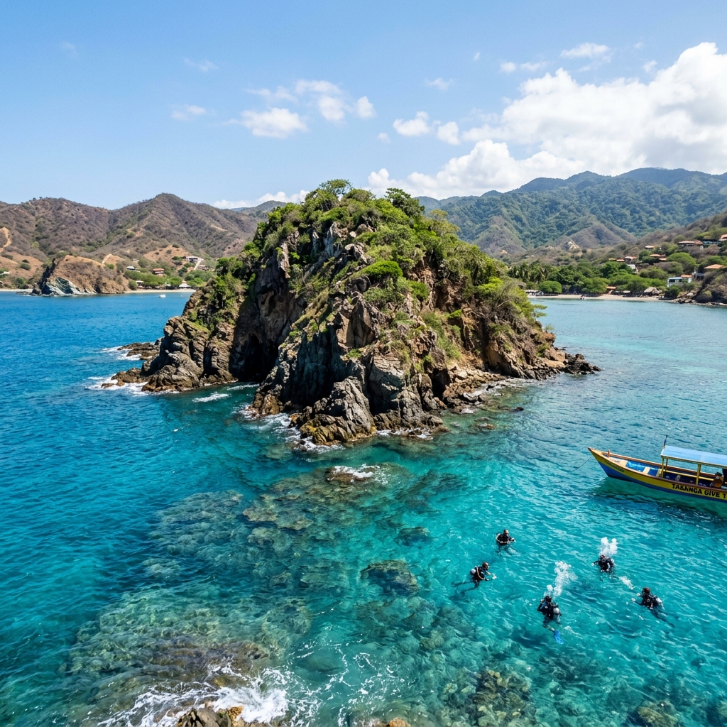 Isla Aguja, Taganga